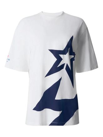 Perfect Moment Alpine oversize-logo T-shirt - women - Cotton - L - White