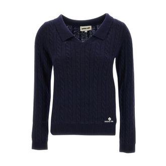 Shushu/Tong Shushu/Tong - V-hals Gebreide Kleding - Dames - Truien - Blauw - Maat: XS Wol