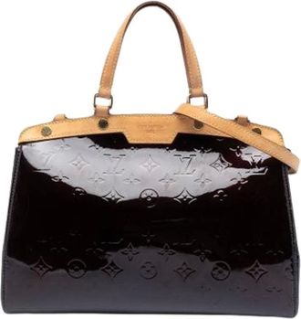 Louis Vuitton Pre-owned Handbags, female, Purple, Size: ONE SIZE Pre-owned Brea MM