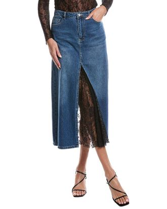 Gracia Denim Maxi Skirt