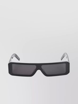 Rick Owens acetate rectangular sunglasses