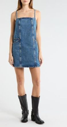 Re/Done The Margo Denim Minidress in Bluemere at Nordstrom Rack, Size X-Small