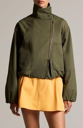 Vince Sculpted Parachute Jacket in Pine Grove at Nordstrom, Size Xx-Small