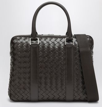 Bottega Veneta Intrecciato Brown small Business Bag