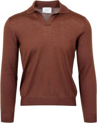 Gran Sasso Maglione Girocollo - - Tops - Uomo - Marrone - M