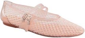 Kenneth Cole Reaction Malibu Mesh Mary Jane Flat in Rose Smoke at Nordstrom Rack, Size 10