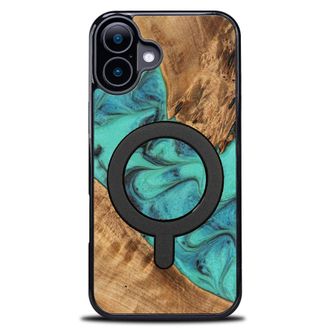 OEM Funda Bewood Unique Para Iphone 16 Plus - Turquesa Con Magsafe