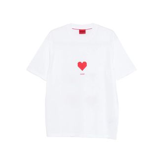 HUGO BOSS Heart-print T-shirt