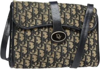 Dior Pre-owned Cross Body Bags, female, Multicolor, Size: ONE SIZE Pre-owned Vintage Canvas Cross Body Bag