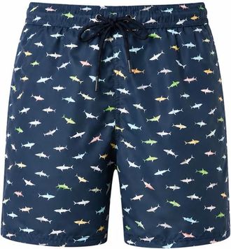 Paul & Shark Zwembroek - Heren - Badkleding - Blauw - Maat: M Poliester