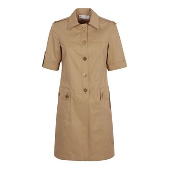 Tory Burch Short Dresses, female, Beige, XS, Camp Dress