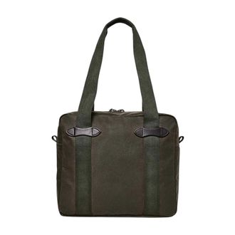 Filson Bolso Tote con Cremallera Tin Cloth - Bags - Hombre - Verde - ONE SIZE