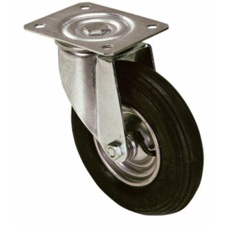 AMA Ruota pneumatica &Oslash; 260mm con supporto girevole