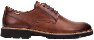 Pikolinos Mens Alarcon Leather Lace Up Shoes In Cuero