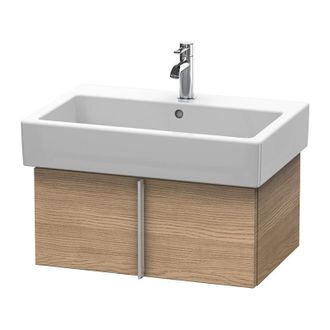 Duravit Duravit Vero Vanity 6105, De Pared, Con 1 Extra&iacute;ble, 650mm, Color (frente/cuerpo): Decoraci&oacute;n Roble Europeo - Ve610505252