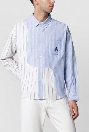 Brain Dead shirt button down collar chest pocket