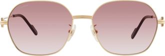 Cartier Premiere Red Round Ladies Sunglasses CT0569SA 003 56