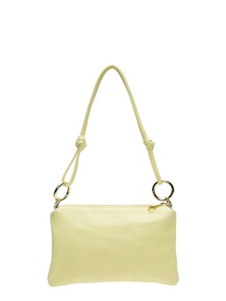 Anna Luchini Geel Rundleer Tas