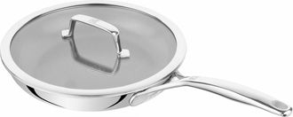 Zwilling Peak 10-inch Stainless Steel Ceramic Nonstick Dual Performance Fry Pan with Lid