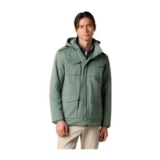 Brooks Brothers Field Jacket - Heren - Zomerjassen - Groen - XL - Katoen - Jassen