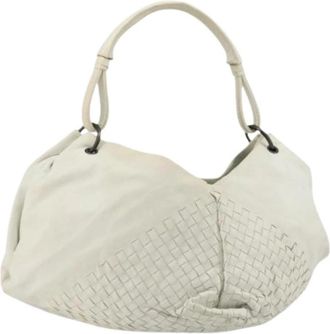 Bottega Veneta Pre-owned Vintage Schoudertas - Dames - Vintage Schoudertas - Wit - ONE Size - Leer - Vintage