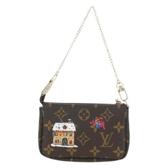 Louis Vuitton Pre-owned Vintage Mini Bag - Dames - Pre-owned - Bruin - Maat: ONE Size
