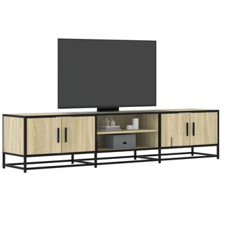 Berkfield Home TV Cabinet Sonoma Oak 180x35x41 cm Engineered Wood in Brown | Size: 180 x 35 x 41 cm