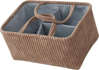 OEM Organizador Multicompartimento Para Cesta De Almacenamiento - Marr&oacute;n