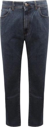 Trussardi 380 Icon Regular Broek - Heren - Regular Fit Jeans - Blauw - W42 - Katoen - Jeans