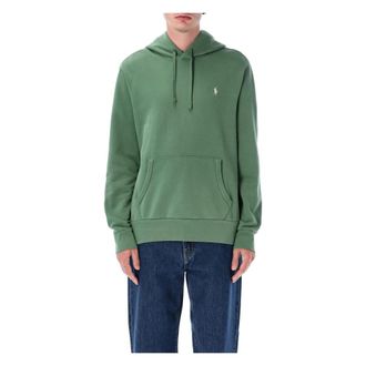 Polo Ralph Lauren Hoodies, male, Green, Size: XL Hoodie Washed Style