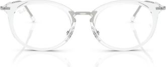 Ray-Ban Demo Oval Unisex Eyeglasses RX7255 2001 53