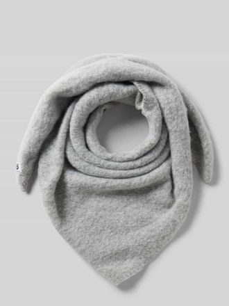 OPUS Schal mit Logo-Patch in Strick-Optik Modell Amadsi in Hellgrau, Größe 1