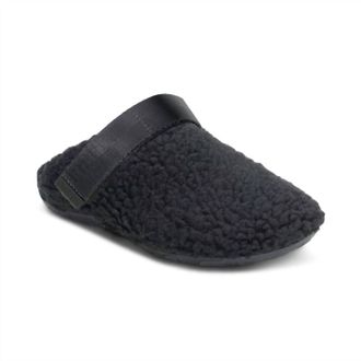 Aetrex Womens Millie Arch Support Slipper In Black