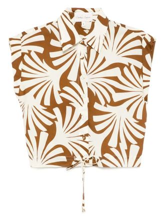 Cara Cara Octavia top - women - Cotton - L - Neutrals