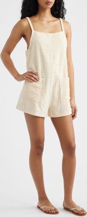 Rip Curl Aloha State Terry Romper in Off White at Nordstrom, Size Xx-Small