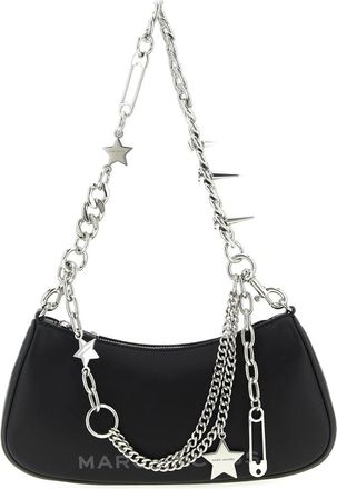 Marc Jacobs The Star Charm Shoulder Bag - Dames - Schoudertassen - Zwart - ONE Size - Leer - Tassen