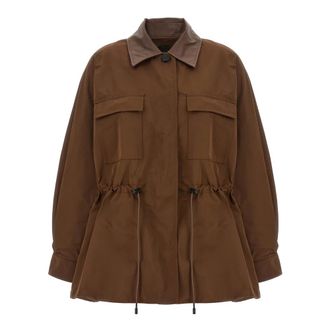 Max Mara Chaqueta Atelier Platani - Jackets - Mujer - Marr&oacute;n - 2XS