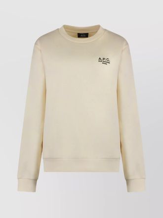A.P.C. madame street cotton sweatshirt