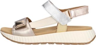 Gabor Schoenen, Dames, Veelkleurig, 40 EU, Leer, Platte sandalen