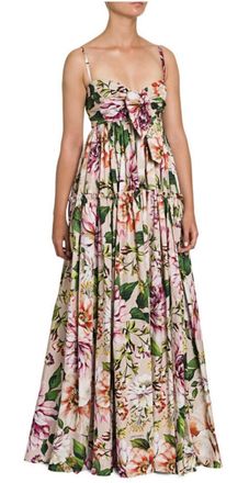 Dolce & Gabbana Floral Maxi Dress Size L
