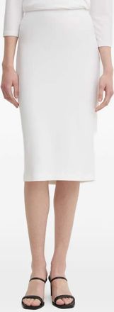 Joseph Ribkoff Gonna midi con spacco - Bianco
