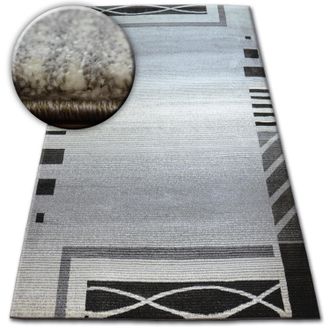 RugsX Alfombra Shadow 8597 Plateado Grey 120x170 Cm