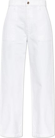 Frame Denim The Bow Cargo - Dames - Regular Fit Jeans - Wit - W29 - Katoen - Jeans