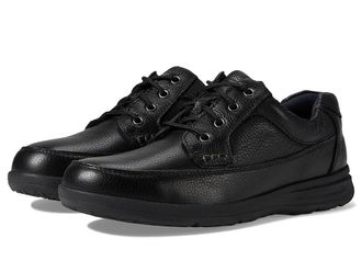 Nunn Bush Cam Oxford Casual Walking Shoe Mens Lace up casual Shoes Black Tumbled Leather : 10.5 XW (4E)