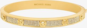 Michael Kors Pav&eacute; Logo Stud Bangle