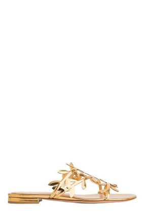 Gianvito Rossi Flavia 05 Sandals in Gold at Nordstrom, Size 42