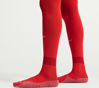 Nike Unisex Strike Knee-High Soccer Socks in Red | FQ8253-657