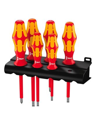 Wera Set De Herramientas Wera 6 Piezas Rojo/amarillo Destornilladores Aislados
