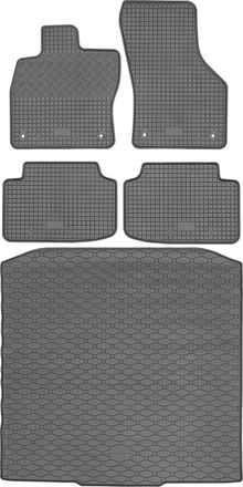 OEM Juego De Alfombrillas De Goma Para Coche Y Maletero Para Skoda Octavia Iii Kombi (febrero De 2013 A Mayo De 2020)