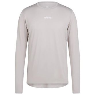Rapha Long Sleeve Trail Technical T-Shirt Velotrikot f&uuml;r Herren | grau